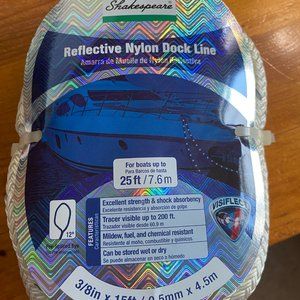 REFLECTIVE NYLON DOCK LINE 25FT